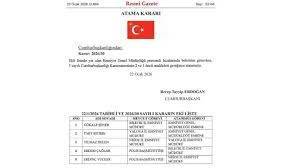 Bazı il emniyet müdürlüklerine atama ve görevden alma kararları