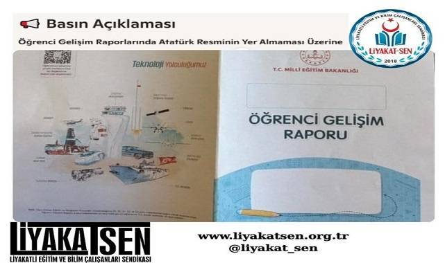 Öğrenci Gelişim Raporlarında Atatürk Resminin Yer Almaması Üzerine Basın Açıklaması