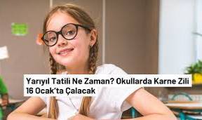 Okullarda yarıyıl tatili için 