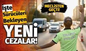 Yeni Trafik Kanunu TBMM'den geçti: İşte yeni trafik cezaları...