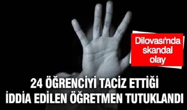 24 kız öğrenciyi taciz ettiği iddia edilen öğretmen tutuklandı