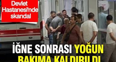 Devlet Hastanesi'nde skandal