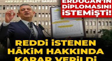 Erdoğan'ın avukatı 'reddi hakim' talebinde bulunmuştu: Mahkeme kararını verdi