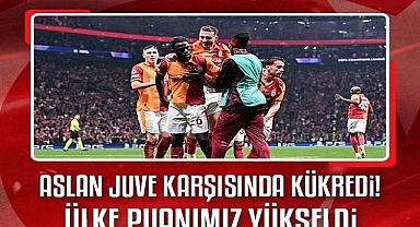 Galatasaray Juventus'u tarihi farkla yenerek turun kapısını araladı