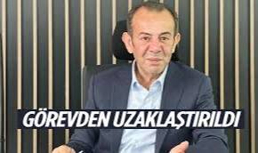 Bolu Belediye Başkanı Tanju Özcan görevden uzaklaştırıldı