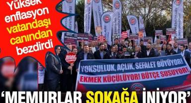 Devlet Memurları Konfederasyonu Sokağa İniyor