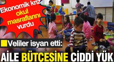 Ekonomik kriz okul masraflarını vurdu: Veliler isyan etti