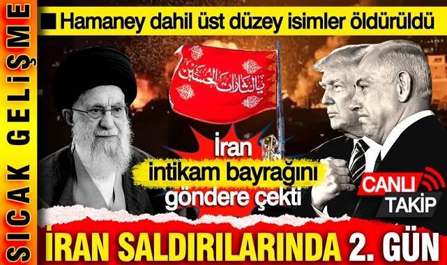 İran Dini Lideri Hamaney, genel kurmay başkanı ve savunma bakanı öldürüldü