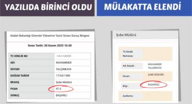 Adalet Bakanlığı mülakatta “adaletten kaldı”: 97,5’lik Türkiye birincisi elendi