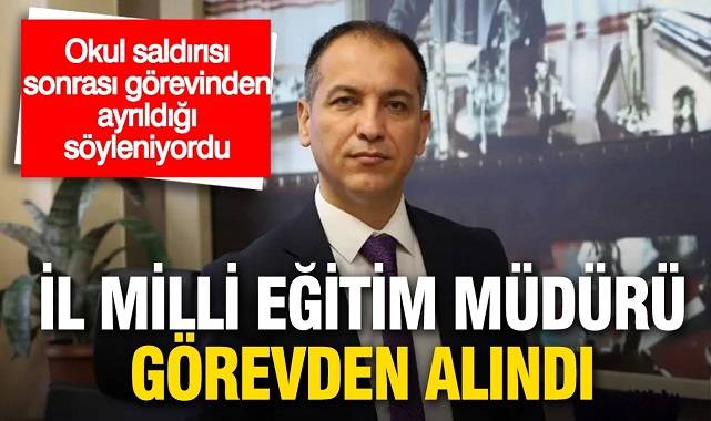 Kahramanmaraş Milli Eğitim Müdürü Görevden Alındı