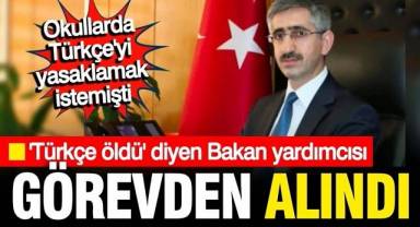 'Türkçe öldü' diyen Nazif Yılmaz gece yarısı görevden alındı