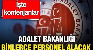 Adalet Bakanlığı’ndan Dev İstihdam: 15 Bin Yeni Personel Alınacak