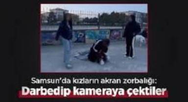 Akran zorbalığı bu kez okul bahçesinde