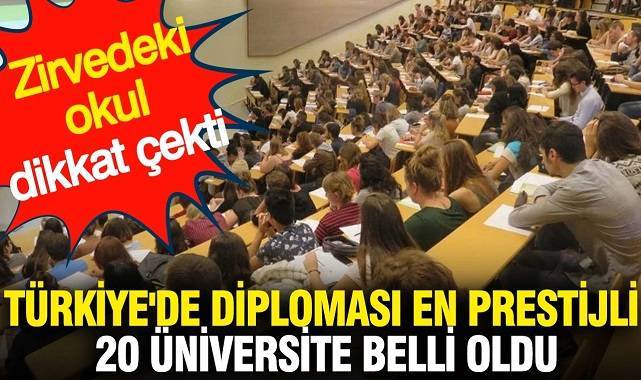 Türkiye'nin En Prestijli Üniversiteleri Belli Oldu: Zirve ODTÜ'nün!