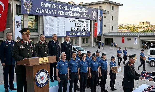 19 binden fazla polis ve amirin görev yeri belirlendi