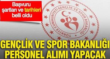 Gençlik ve Spor Bakanlığı personel alımı yapacak