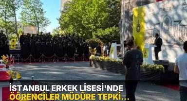 İstanbul Erkek Lisesi’nde mezuniyet protestosu