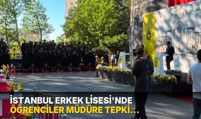 İstanbul Erkek Lisesi’nde mezuniyet protestosu