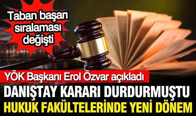 Danıştay yürütmeyi durdurdu: Hukuk fakültesi barajı yeniden 125 bin