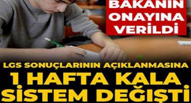 LGS sonuçlarına günler kala radikal değişiklik