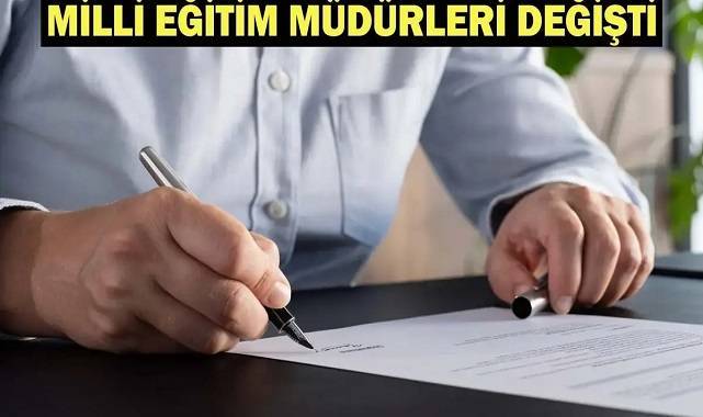 MEB'de Büyük Yönetim Değişimi: 12 İlin Millî Eğitim Müdürü Değişti!
