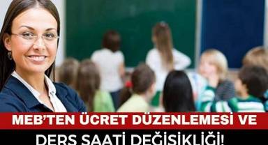 Öğretmen ve okul idarecilerinin ek ders saatleri değişti !