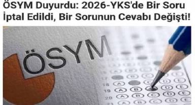 ÖSYM üniversite adaylarına duyurdu: 2026-YKS’de bir sorunun cevabı değişti, bir soru iptal edildi
