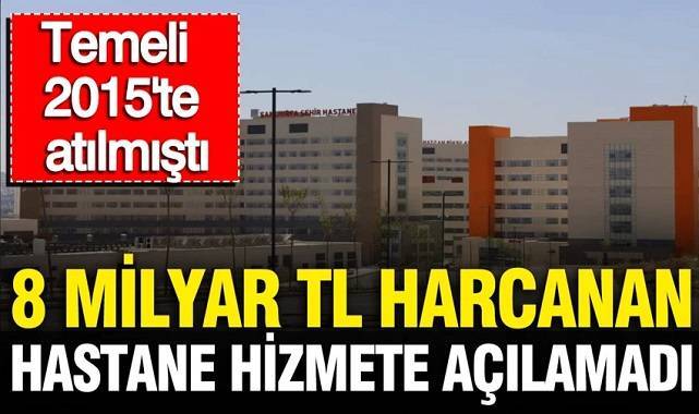 Tam 11 yıl geçti, 8.7 milyar TL harcanan Şanlıurfa şehir hastanesi ne zaman açılacak?