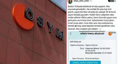ÖSYM'den kalp masajıyla hayat kurtaran gözetmen öğretmen için karar: Ödül beklerken ceza geldi
