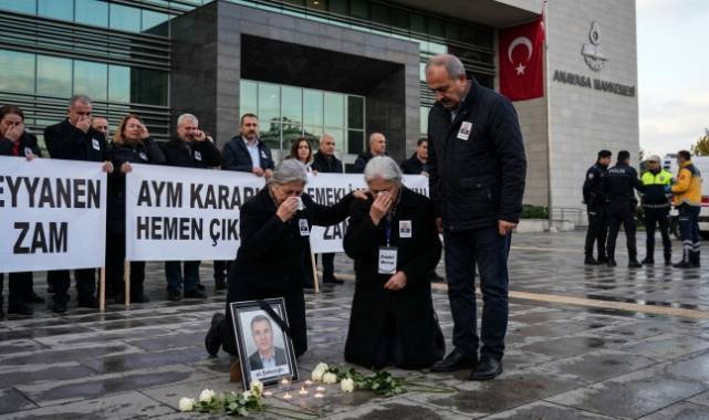AYM Önünde Acı Olay: Seyyanen Zam Eyleminde İntihar!