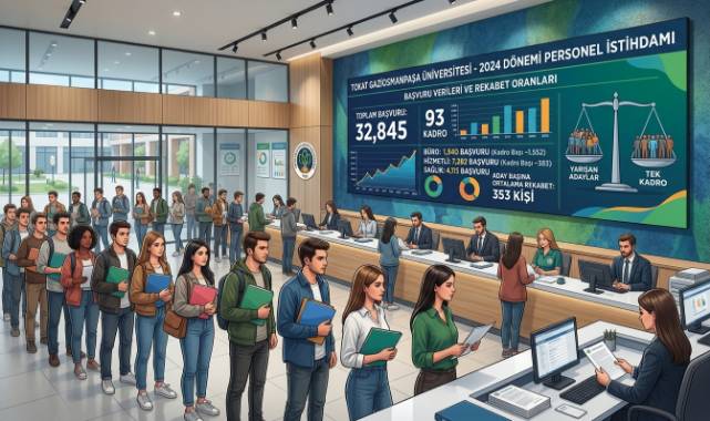 93 kişilik kadroya 21 bin 623 başvuru