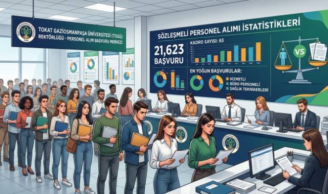 93 kişilik kadroya 21 bin 623 başvuru