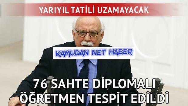 76 sahte diplomalı öğretmen
