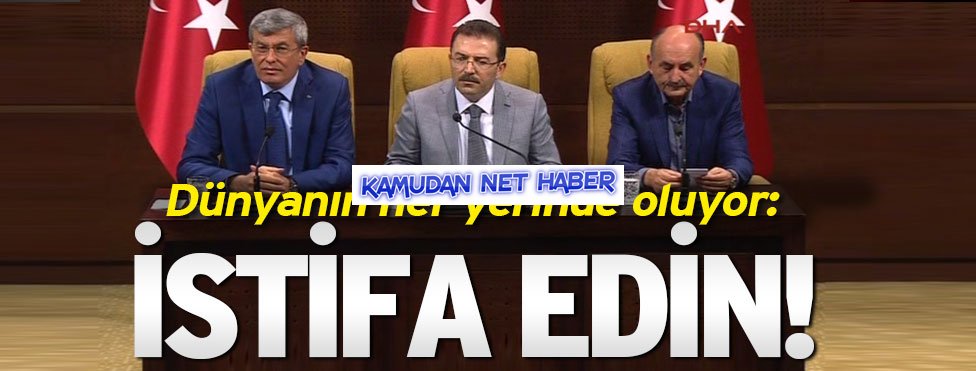 AKP’ye çağrı: Dünyanın her yerinde oluyor, İstifa Edin!