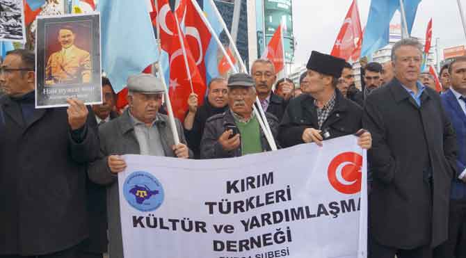 Ankara’da Putin protestosu