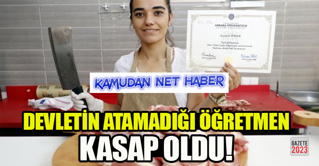 Atanamayan kadın öğretmen bakın hangi mesleği seçti!