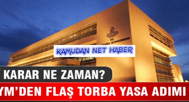 AYM'den torba yasa için flaş adım!