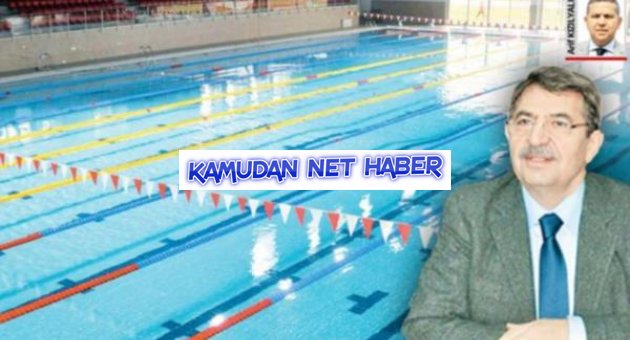Bakandan eşine VIP havuz
