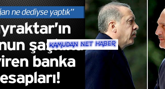 Bayraktar’ın oğlunun 29 banka hesabı çıktı