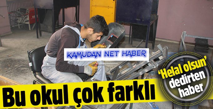 Bingöl'de fabrika gibi çalışan okuldan devlete 1 milyon lira vergi