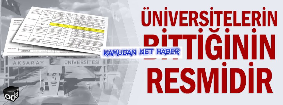 Bu kadar da olmaz:Üniversitelerin bittiğinin resmidir