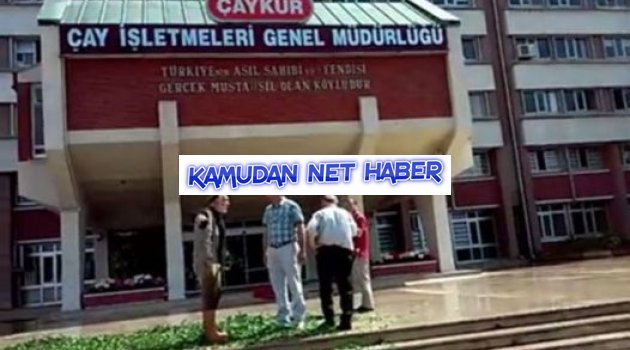 Çay Alımına Türk Bayrağı Engeli