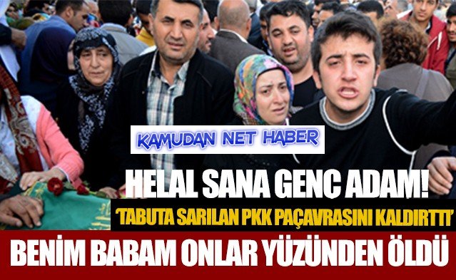 Cenaze töreninde PKK ve HDP’ye tokat gibi tepki!