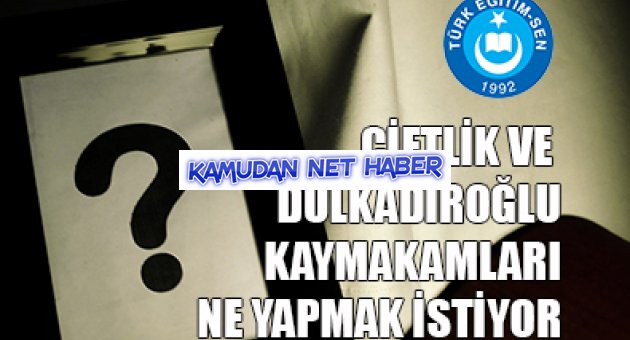 Çiftlik Ve Dulkadiroğlu Kaymakamları Puan Hırsızlarını Koruyor Ama Birlikte Yanacaklar