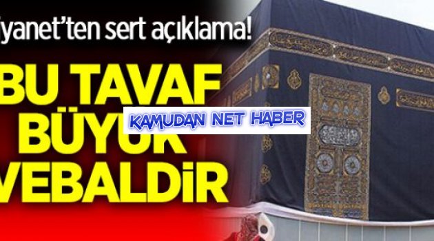 Diyanet 'Bu maketi tavaf etmek büyük vebaldir'