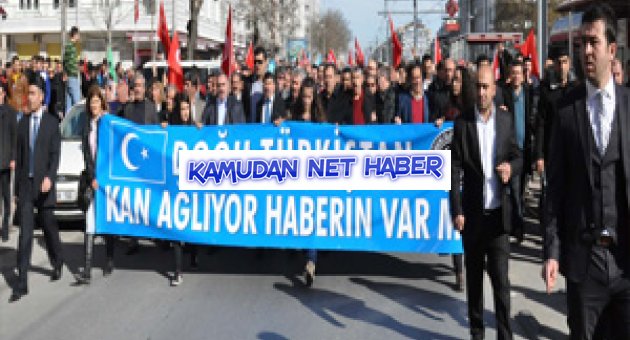 Doğu Türkistan’a destek yürüyüşü