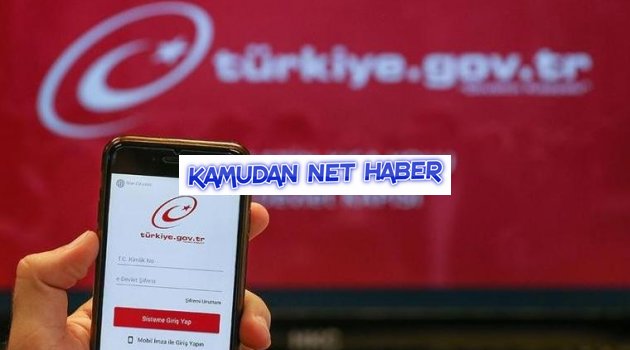 e-Devlet'te yeni hizmet