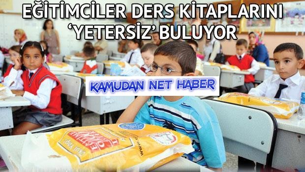 Eğitimciler ders kitaplarını ‘yetersiz’ buluyor