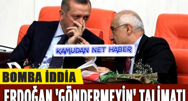 Erdoğan ile Cemil Çiçek Arasında Yüce Divan Gerginliği
