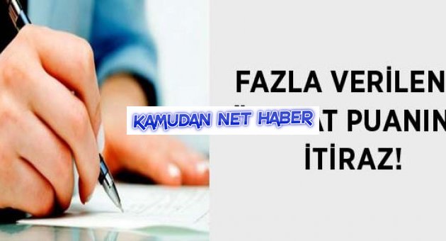 Fazla Verilen Mülakat Puanına İtiraz